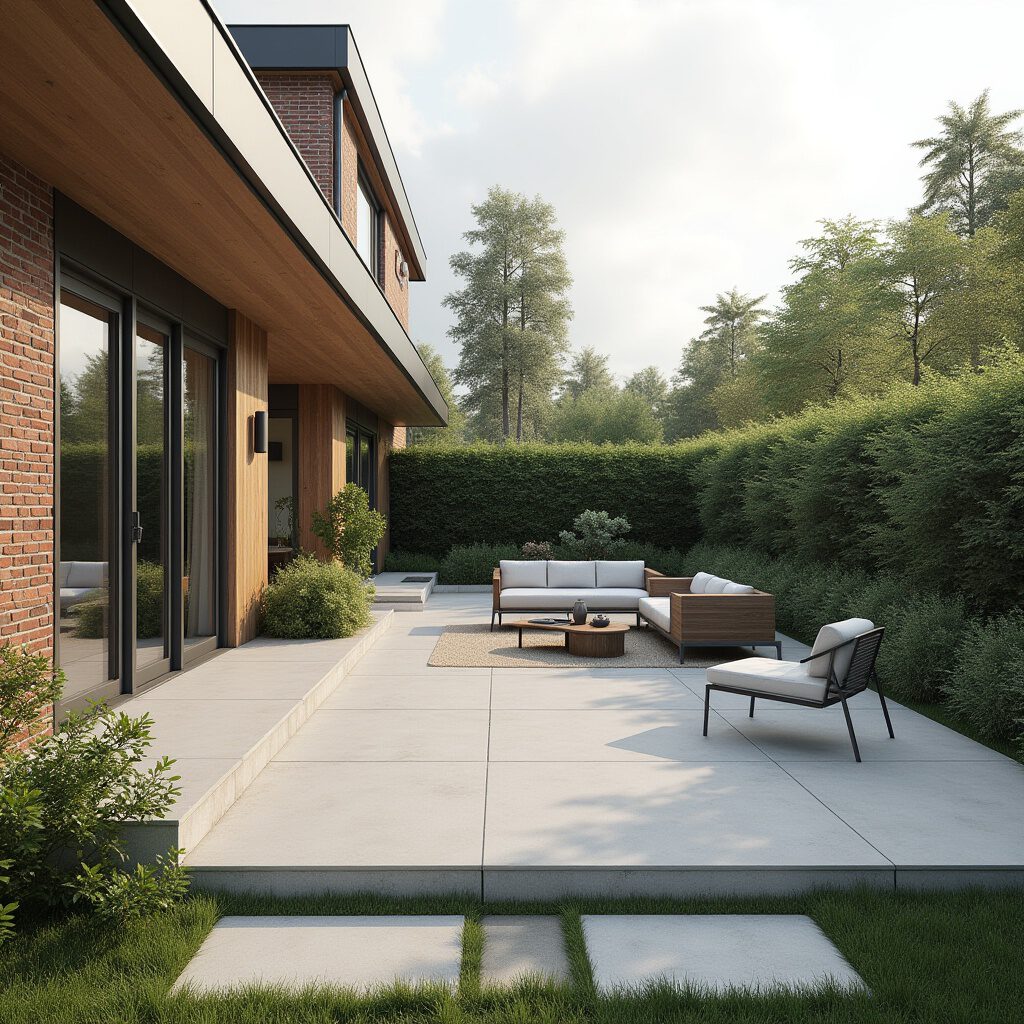 verbouwing terras en bijgebouw